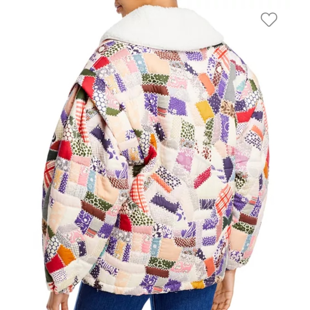 Sea Harlow patchwork puffer quilted jacket